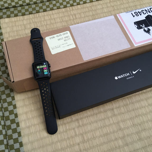 Apple【即購入可】APPLE WATCH3 NIKE+ 38 SGAL ANTBK