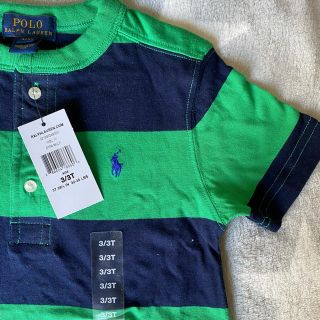 ポロラルフローレン(POLO RALPH LAUREN)の【新品】ラルフローレン 子供服　ボーダーTシャツ　3歳用(Tシャツ/カットソー)