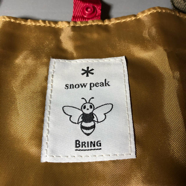 Snow Peak(スノーピーク)のスノーピーク snowpeak エコバッグ　JR東日本限定　キャメル色新品未使用 レディースのバッグ(エコバッグ)の商品写真