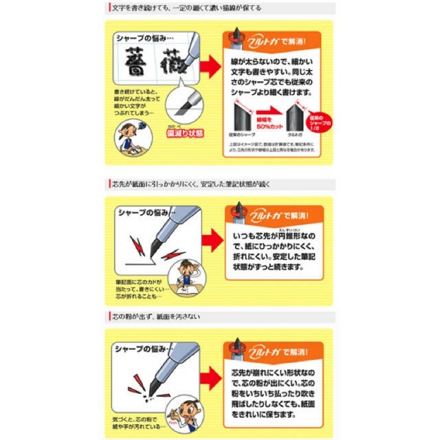 ミッフィー  クルトガ シャープペン インテリア/住まい/日用品の文房具(ペン/マーカー)の商品写真