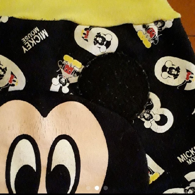 Disney(ディズニー)のミッキーフェイスパンツ キッズ/ベビー/マタニティのキッズ服男の子用(90cm~)(パンツ/スパッツ)の商品写真