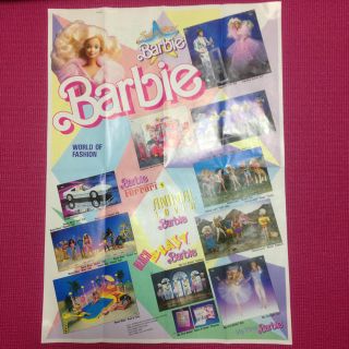 バービー(Barbie)のヴィンテージBarbie両面ポスター♡(その他)