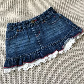 トミーヒルフィガー(TOMMY HILFIGER)のTOMMY HILFIGER キッズ　デニムスカート104(スカート)