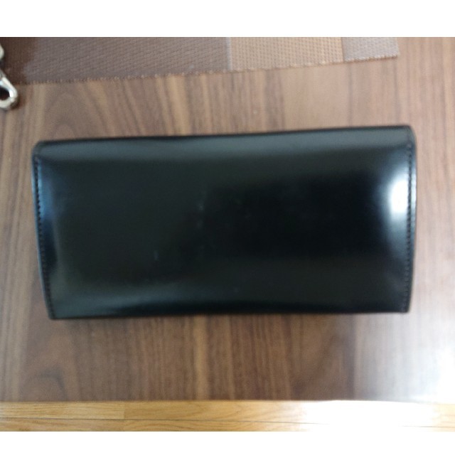 GANZO(ガンゾ)のワイルドスワンズ ウェイブ wave ホーウィンコードバン ブラック メンズのファッション小物(長財布)の商品写真
