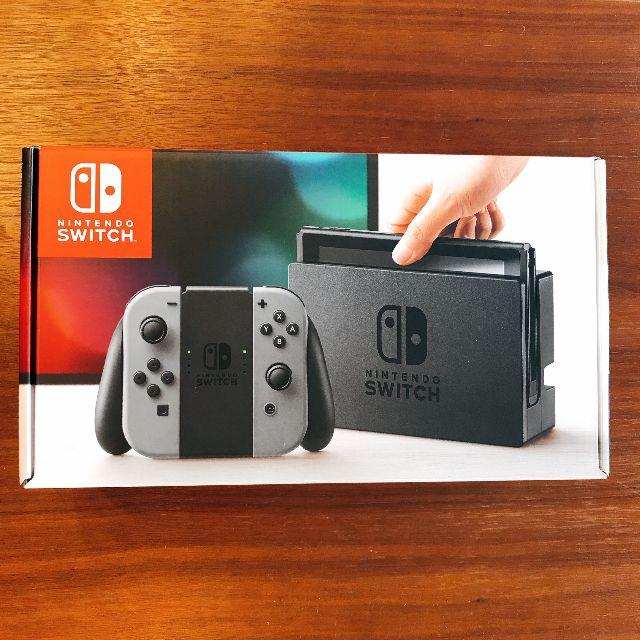 【送込美品】Nintendo Switch JOY-CON グレー 本体（旧型）