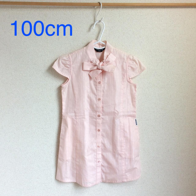 COMME CA ISM(コムサイズム)のコムサ 100cm  半袖ワンピース (g100-10) キッズ/ベビー/マタニティのキッズ服女の子用(90cm~)(ワンピース)の商品写真