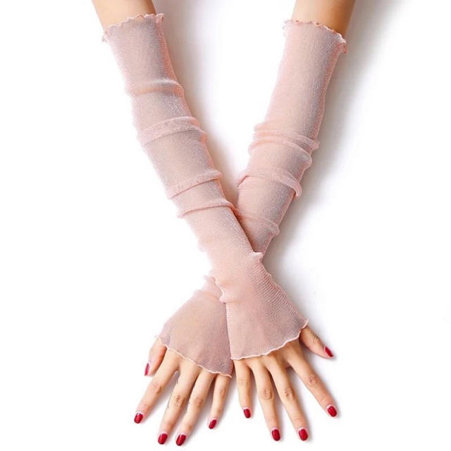 アームカバー  ラメ  送料無料 レディースのファッション小物(手袋)の商品写真