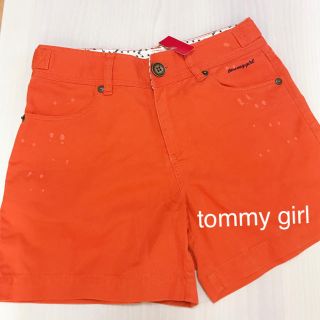 トミーガール(tommy girl)のtommy girl❤︎スモーキーオレンジ キュロットショーパン 新品(ショートパンツ)