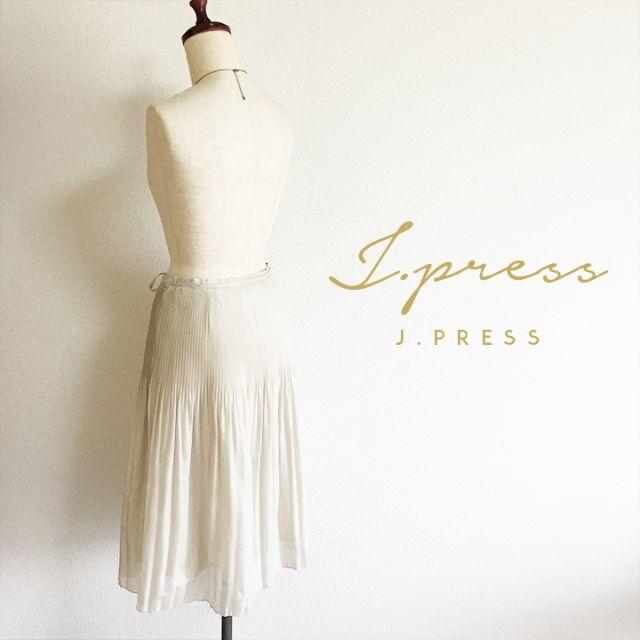 J.PRESS LADIES(ジェイプレスレディス)のJ.PRESS LADIES☆夏物プリーツスカート レディースのスカート(ひざ丈スカート)の商品写真