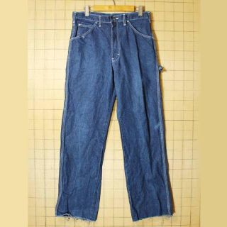 ディッキーズ(Dickies)の80s DickiesデニムペインターパンツW31 ワークTALON ss120(ペインターパンツ)