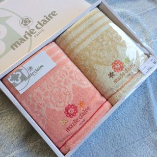 マリクレール(Marie Claire)のマリクレール フェイスタオル 2枚セット(タオル/バス用品)