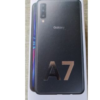 サムスン(SAMSUNG)のGallery　A7 ブラック　楽天版　新品未開封(スマートフォン本体)