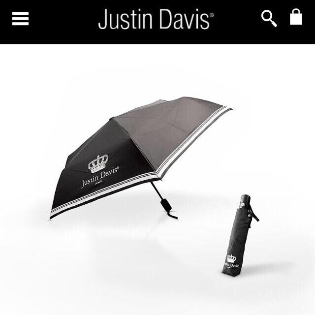 Justin Davis(ジャスティンデイビス)のJUSTIN DAVIS ジャスティン デイビス 非売品　傘　ノベリティ レディースのファッション小物(傘)の商品写真