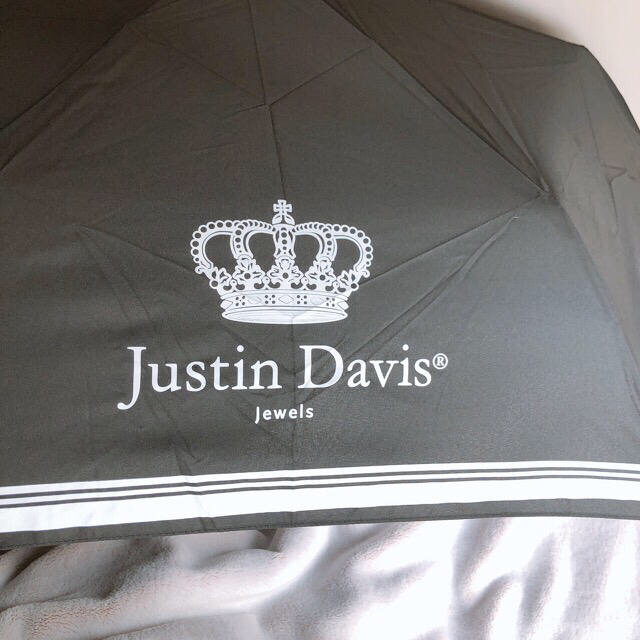 Justin Davis(ジャスティンデイビス)のJUSTIN DAVIS ジャスティン デイビス 非売品　傘　ノベリティ レディースのファッション小物(傘)の商品写真