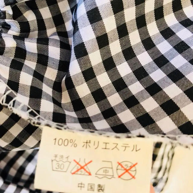 袖がボリュームフレア&フリルが可愛い(๑˃̵ᴗ˂̵)✨‼️❤️チェック レディースのトップス(シャツ/ブラウス(半袖/袖なし))の商品写真