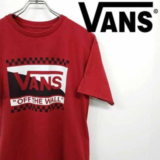 ヴァンズ(VANS)の【90s 古着】USA製 ヴァンズ VANS Tシャツ メンズ レッド L(Tシャツ/カットソー(半袖/袖なし))