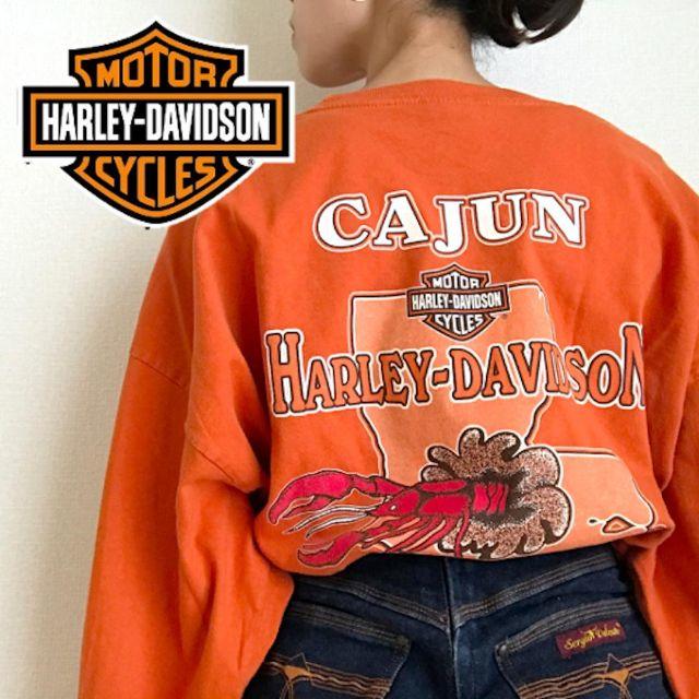 Harley Davidson - レア ハーレー ダビッドソン Harley 長袖 Tシャツ 