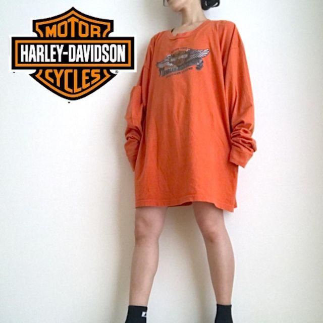 Harley Davidson - レア ハーレー ダビッドソン Harley 長袖 Tシャツ 