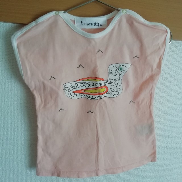 mina perhonen(ミナペルホネン)のミナペルホネンキッズ　90 シャツ キッズ/ベビー/マタニティのキッズ服女の子用(90cm~)(Tシャツ/カットソー)の商品写真