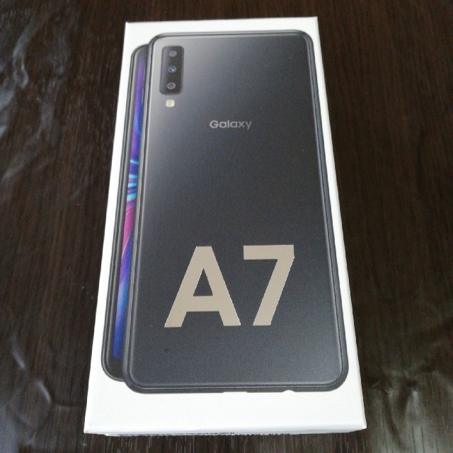 スマートフォン/携帯電話【新品未開封】Samsung GALAXY A7 Black