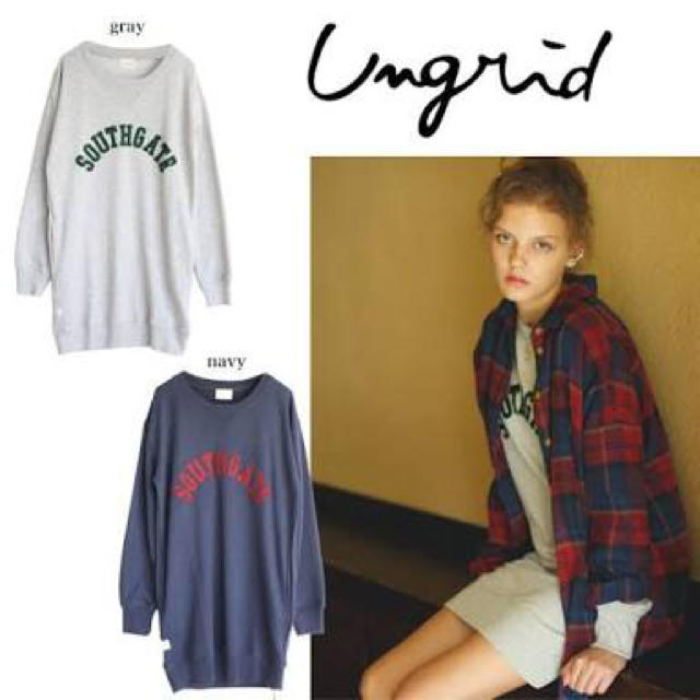 Ungrid(アングリッド)のungrid スエットワンピース レディースのワンピース(その他)の商品写真