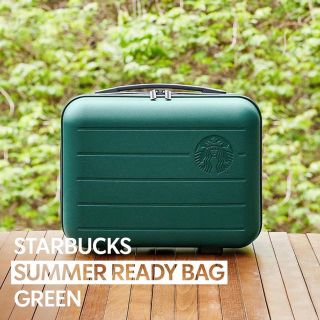 スターバックスコーヒー(Starbucks Coffee)の韓国限定 スターバックス starbucks サマーレディバッグ グリーン(スーツケース/キャリーバッグ)