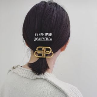 バレンシアガ(BALENCIAGA)BBロゴ|ヘアゴム|ヘアアクセサリー