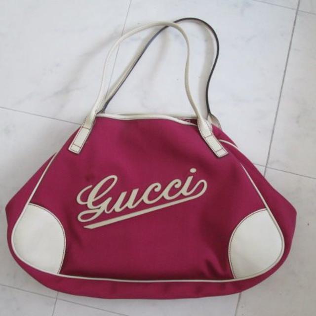 GUCCI - GUCCI グッチ レディース ショルダーバッグ ボーリングバッグ　ピンク