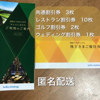 プリンス(Prince)の西武ホールディングス　株主優待割引冊子(その他)