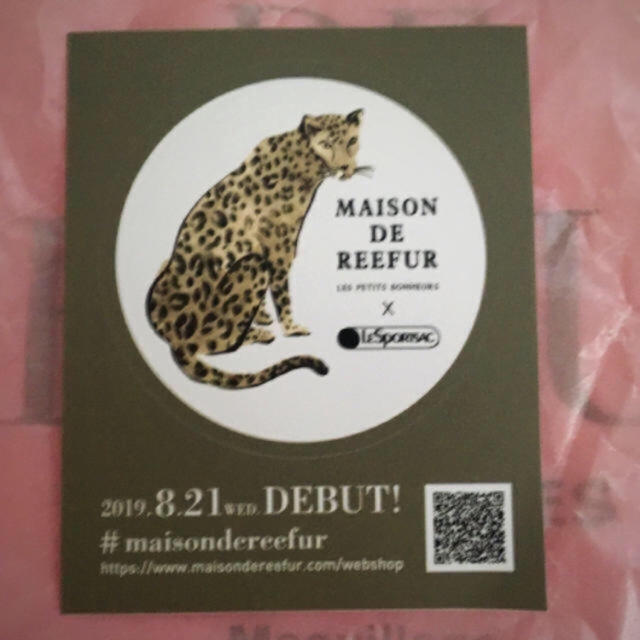 Maison de Reefur(メゾンドリーファー)のMAISON DE REEFUR  ステッカー 2枚 レディースのファッション小物(その他)の商品写真