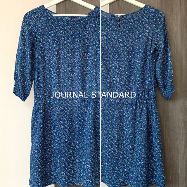 JOURNAL STANDARD(ジャーナルスタンダード)のジャーナルスタンダード✴︎青い花柄のワンピース♡ レディースのワンピース(ひざ丈ワンピース)の商品写真