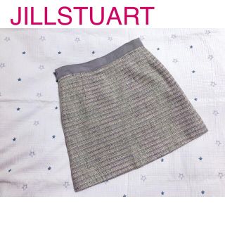 ジルスチュアート(JILLSTUART)のジルスチュアート　ツイードスカート　Sサイズ　送料込み(ミニスカート)