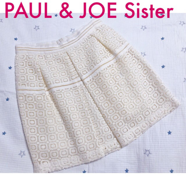 PAUL & JOE SISTER(ポール&ジョーシスター)の【レア物】ポール&ジョーシスター　レースミニスカート　Sサイズ　送料込み レディースのスカート(ミニスカート)の商品写真