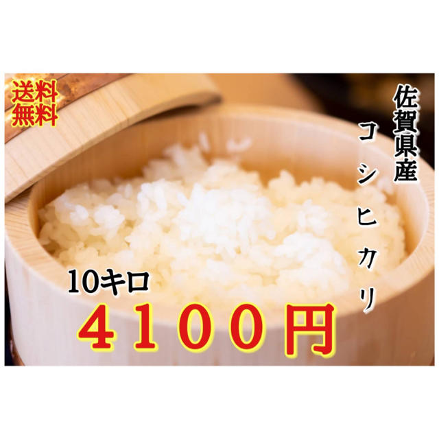 【即日発送】佐賀県産　コシヒカリ　白米10kg 高級　米