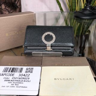 ブルガリ(BVLGARI)のBVLGARI キーケース　ブラック　ブルガリブルガリ　6連(キーケース)