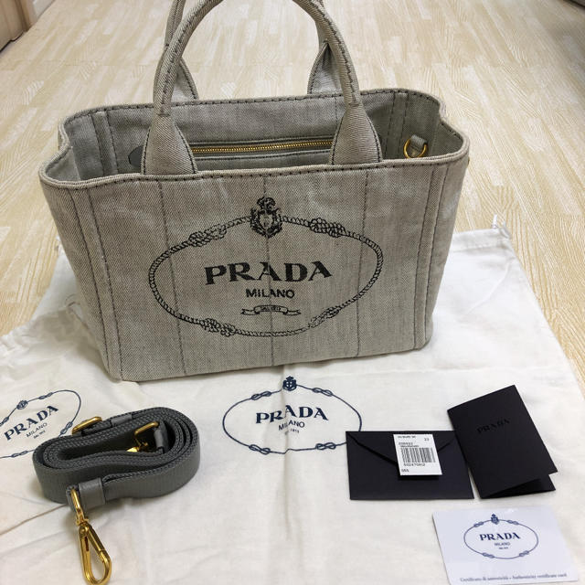 入園入学祝い カナパ プラダ PRADA 美品 - PRADA トートバッグ デニム