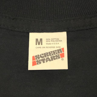 ヘインズ(Hanes)のデッドストック！ 80's SCREEN STARS T USA製 M ブラック(Tシャツ/カットソー(半袖/袖なし))