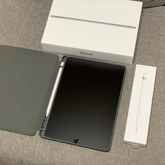 人気新品 + 64GB wifi 3 Air iPad - Apple apple セット pencil ...