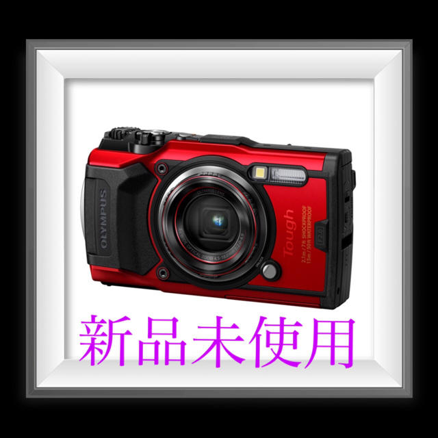 OLYMPUS(オリンパス)のオリンパス Tough TG-6 RED レッド スマホ/家電/カメラのカメラ(コンパクトデジタルカメラ)の商品写真