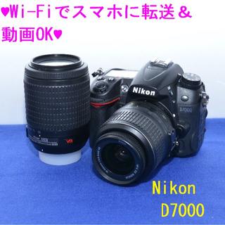 Nikon - ❤Nikon D7000 Wi-Fiでスマホに転送❤ダブルレンズ付き❤③の 