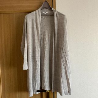 ユニクロ(UNIQLO)のユニクロ　リネンロングカーディガン(カーディガン)