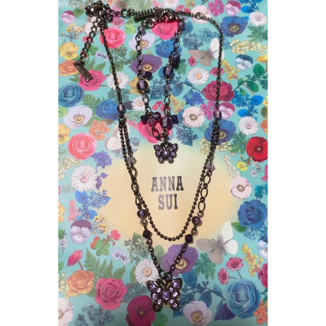 ANNA SUI(アナスイ)の【新品未使用】アナスイ🦋　ネックレス&ブレスレット レディースのアクセサリー(ネックレス)の商品写真