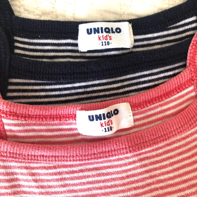 UNIQLO(ユニクロ)のUNIQLO キッズキャミソール　110 ２枚セット キッズ/ベビー/マタニティのキッズ/ベビー/マタニティ その他(その他)の商品写真