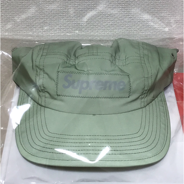 Supreme reflective camp cap (green) 2