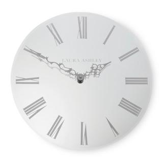 ローラアシュレイ(LAURA ASHLEY)のローラアシュレイ 壁掛け時計 ミラー クロック　目覚まし時計　クッション　セット(掛時計/柱時計)