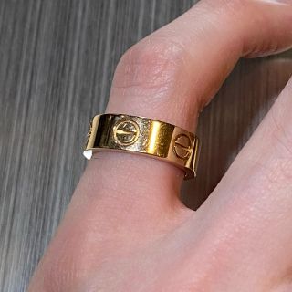 カルティエ(Cartier)のカルティエ　ラブリング　ピンクゴールド　46 750  (リング(指輪))