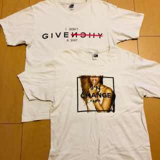 ジバンシィ(GIVENCHY)の値下げ！ブランド パロディ Tシャツ 2枚セット(Tシャツ/カットソー(半袖/袖なし))