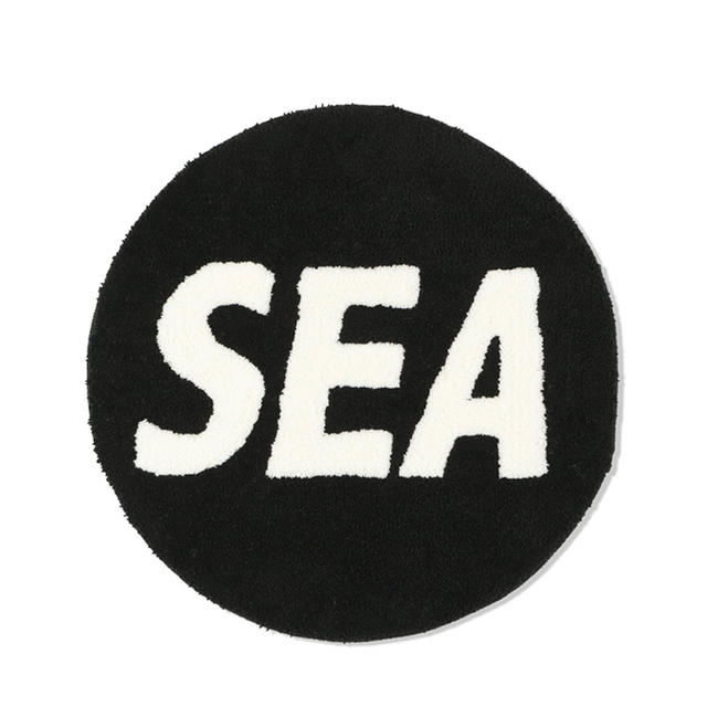 SEA(シー)のWIND AND SEA (ROUND) MAT / BLACK  インテリア/住まい/日用品のラグ/カーペット/マット(ラグ)の商品写真