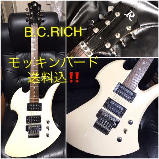 ビーシーリッチ(B.C. Rich)のB.C.RICH送料込モッキンバード美品ギターXエックスhideヒデ格安ロック式(エレキギター)