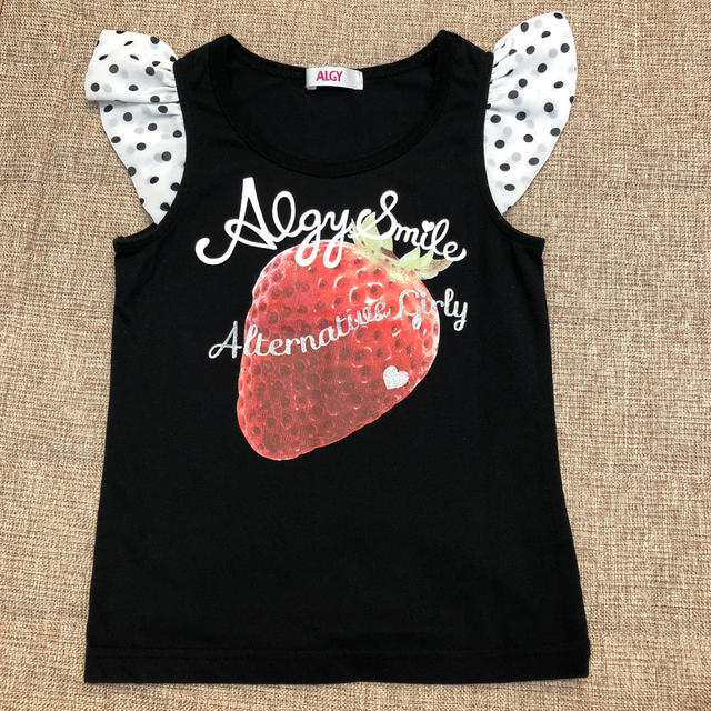 ALGY  タンクトップ　120 キッズ/ベビー/マタニティのキッズ服女の子用(90cm~)(Tシャツ/カットソー)の商品写真